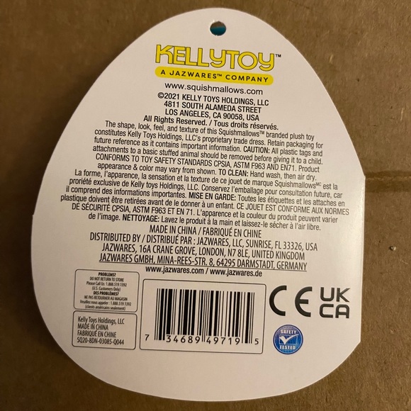 NWT 8” Delilah the dinosaur Squishmallow - Picture 6 of 6